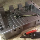 Large precision CNC machined C45 steel component for automotive stamping tooling